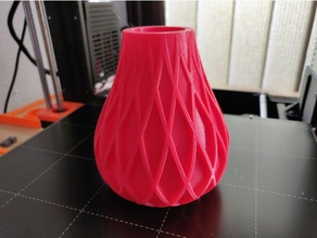vase Kunst Blumen-vase 3d print model - Mito3D