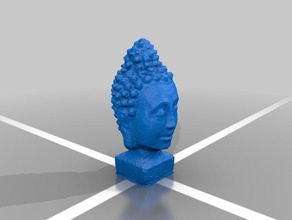 buddha head scans & replicas 3d print model - Mito3D