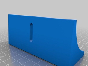 mis personalizado ángulo de 85 placa personalizable 3d print model - Mito3D