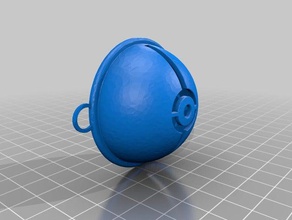 poke ball marqueur de balle golf keychain la boucle sport et loisirs 3d print model - Mito3D