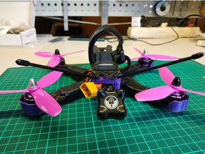 qav-r 220 flit14 alıcı lite tutucu r c araçlar luminier quadrocopter bağlayın qav qav-r220 durumunda 3d print model - Mito3D