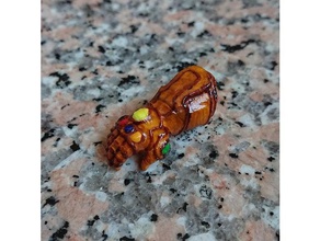infinity gauntlet keychain keychains 3d print model - Mito3D