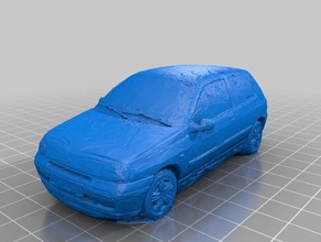 renault clio 98 - numérisation 3d analyses & répliques Numérisation Scanner La de l'automobile voiture openscan 3d print model - Mito3D