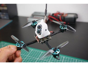 sanchez 4k r c vehicles drone video fpv hd toothpick quadcopter frame rick tiny whoop 3d print model - Mito3D