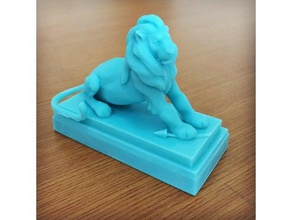 lion de belfort - résine édition sculptures l'architecture la statue 3d print model - Mito3D