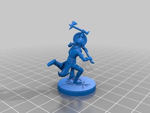 gruul warrior creatures barbarian dnd fighter clans magic gathering mtg ravnica 3d print model - Mito3D