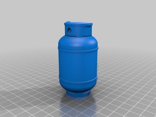 propanetank modelleri lp tankı propan 3D print model - Mito3D