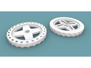 parallax snow tires robotics education engineering nicerc 3d print model - Mito3D