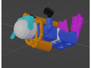giant minifigure diver construction toys 3d print model - Mito3D