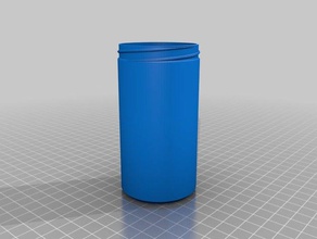 my customized container knurled lid 100x50 containers 3d print model - Mito3D