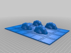 zm générateur de tuiles jouets & jeux badzone necromunda 3d print model - Mito3D