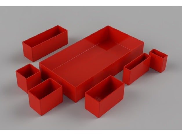 schaller-esk papeleras portaherramientas y cajas bin los contenedores cuadro divisor schaller 3D print model - Mito3D