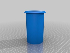 my customized beer soda grommet cup holder organization 3d print model - Mito3D