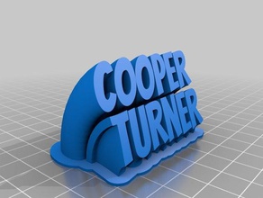 coopername office customized 3d print model - Mito3D