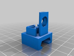 filament arm end clip bolt hole 3d printer accessories 3d print model - Mito3D
