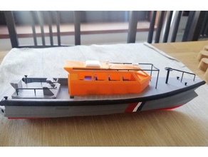 vedette suret maritime et portuaire gendarmerie - vsmp 3d printing boat sea 3d print model - Mito3D