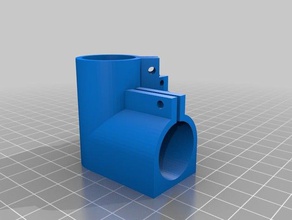 mi personalizar la tubería doohickey conector de 90 grados diy personalizado 3d print model - Mito3D