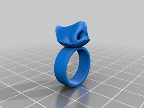 nariz anel anéis argola no 3d print model - Mito3D