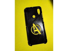 redmi note 7 case - avengers mobile phone 3d print model - Mito3D