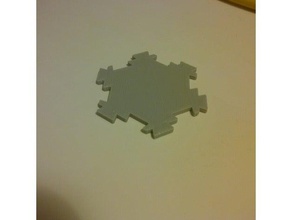 hex tiles joints 3d print model - Mito3D