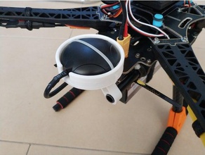yet another s500 gps holder r c vehicles drone mount quadcopter 3d print model - Mito3D