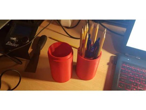 pencil case & holder art tools container drone go pen school 3d print model - Mito3D