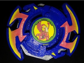 dranzer spiral complete beyblade toys & games bakuten plastic gen 3d print model - Mito3D