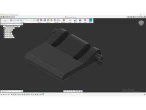 azio soporte de teclado la pierna cosa equipo 3d print model - Mito3D