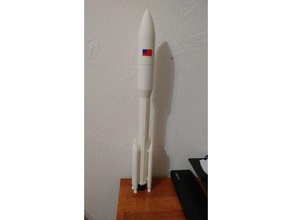 omega fusée des véhicules northrop grumman orbital atk la de l'espace vaisseau spatial 3d print model - Mito3D