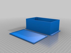 my customized electronic project box 2 electronics 3d print model - Mito3D
