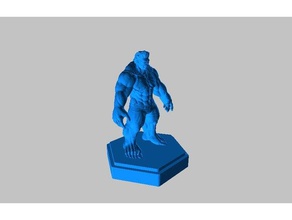 hulk Menschen 3d print model - Mito3D