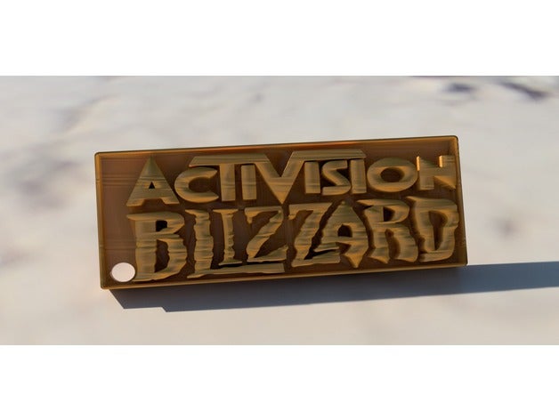 activision blizzard keychain keychains door home idealab key kitchen overwatch tutorial video game games videogame videogames 3D print model - Mito3D