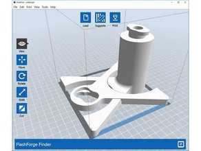 minimal-filament-Spulenhalter 3d Drucker Zubehör 3d print model - Mito3D