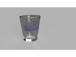 twitch shot glass small trash can tools 3d print model - Mito3D