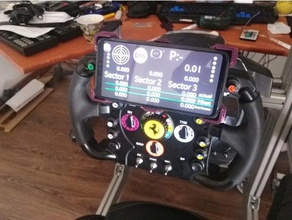 thustmaster f1 add - oneplus 6 sim dashboard Impressos em 3d adicionar ferrari thrustmaster jogos a corrida racing sim-racing simulador de suporte 3d print model - Mito3D