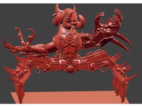 kfc grinder demon toy & game accessories tzeentch warhammer 40k 3d print model - Mito3D
