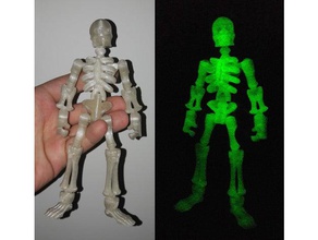 skeleton - tinkercad kit remix each parts separated file mechanical toys articulated posable 3d print model - Mito3D