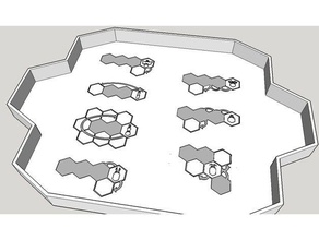 hive box quick movement guide toy & game accessories boardgame board hexagon 3d print model - Mito3D