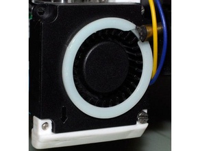 ring 4010 fan 3d printer parts blower improvement 3d print model - Mito3D