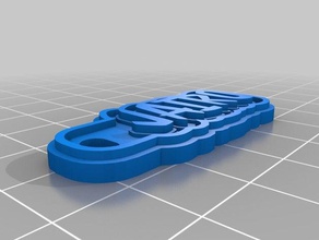 llavero nombre jairo Schlüsselanhänger kundengebundene 3d print model - Mito3D