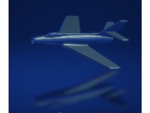 dassault md454 myst re iv vehicles '50 fighter jet model wargaming 3d print model - Mito3D