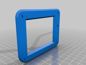 pyportal moldura gadgets adafruit 3d print model - Mito3D