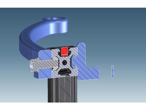 el filamento de la guía atornillado Impresora 3d accesorios creality ender 3 3d print model - Mito3D