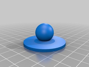 my customized ball-and-socket mount 4 household 3d print model - Mito3D