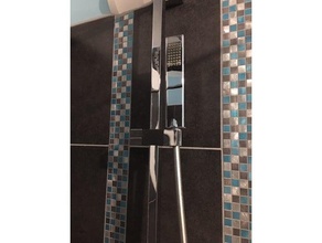 support douchette alterna la salle de bains colonne douche carré 3d print model - Mito3D