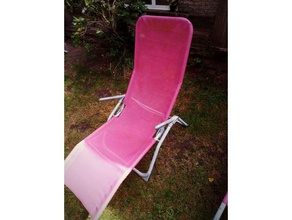 garden chair hand grip 19mm tube frame outdoor & armrest gardenchair 3d print model - Mito3D