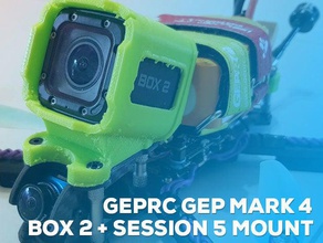 geprc gep mark 4 mount foxeer box 2 + session 5 r c vehicles box2 rc mark4 session5 3d print model - Mito3D
