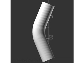 Rohr Ellenbogen Teile bend Knie openscad 3d print model - Mito3D