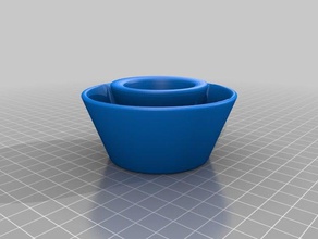 Zahnpasta flosser cup Bad Halter 3d print model - Mito3D