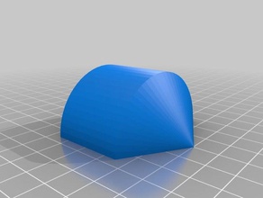 hex sphericon w furos de 6mm ímãs matemática personalizado 3d print model - Mito3D